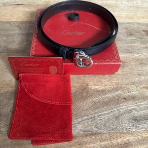 Cartier reversible belt - size 75 cm